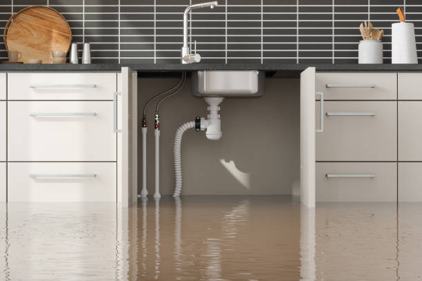 Water damage restoration process in MN